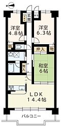 間取図画像 3LDK