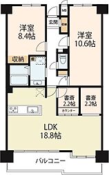 間取図画像 2SLDK