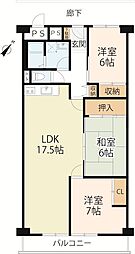 シャルマンコーポ草津-2 4LDKの間取図画像