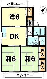 間取図画像 3DK