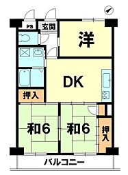 間取図画像 3DK