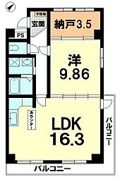 間取図画像 1SLDK