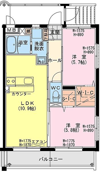 同じ建物の物件間取り写真 - ID:245003178650