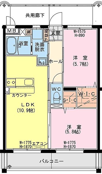 同じ建物の物件間取り写真 - ID:245003178541