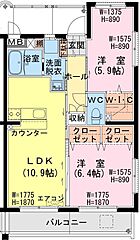 物件の間取り