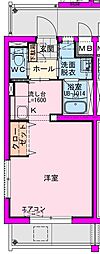 FUKUNASU 江平東 ワンルームの間取図画像