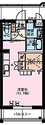 (仮称)木花YMマンション ワンルームの間取図画像