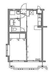 シャルテハイム2 1LDKの間取図画像