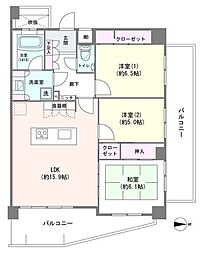 間取図画像 3LDK