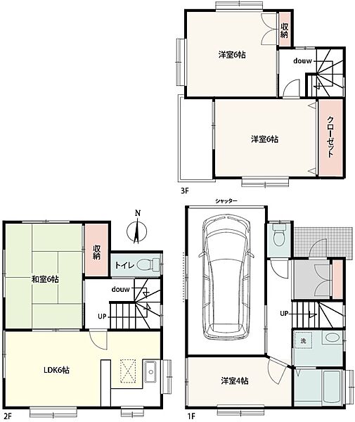 間取りを拡大表示