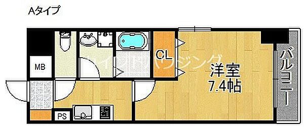 大阪府大阪市住之江区中加賀屋２丁目(賃貸マンション1K・3階・26.06㎡)の写真 その2