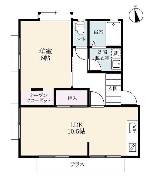 同じ建物の物件間取り写真 - ID:241004804962