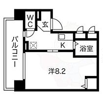 ヒルズ花の木  ｜ 愛知県名古屋市西区花の木１丁目9番18号（賃貸マンション1K・4階・24.34㎡） その2