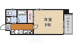 プライマル名古屋吹上(旧:ボタニカルコート) 6階1Kの間取り