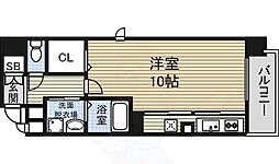 グランシャリオ栄 2階ワンルームの間取り
