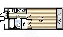 ハイメドーズ 1Kの間取図画像