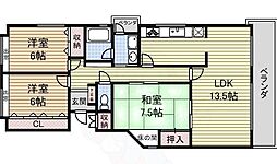 ラフィナート朝岡 2階