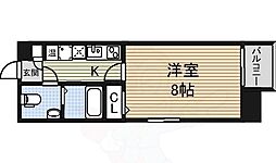 プレサンスmiu新栄 3階1Kの間取り