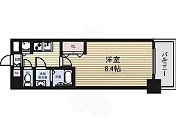 プレサンス鶴舞公園セラヴィ 9階1Kの間取り