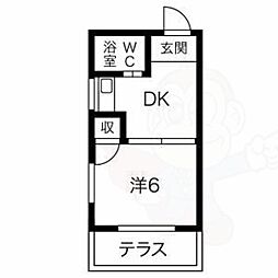 間取図画像 1DK