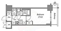 SHOKEN Residence名古屋 太閤通 1Kの間取図画像