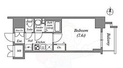 SHOKEN Residence名古屋 太閤通 1Kの間取図画像