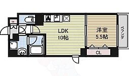 プラチナム 1LDKの間取図画像