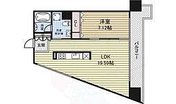 RESIDIA東桜2 1LDKの間取図画像