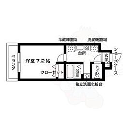 間取図画像 1K
