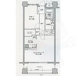 グラン・アベニュー名駅南 1LDKの間取図画像