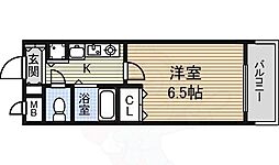 プレサンス新栄デコール 1Kの間取図画像