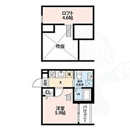 アンベリール 2階