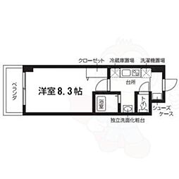 grandjete 1Kの間取図画像