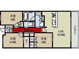 パークホームズ上小田井コンフォートウィル 3LDKの間取図画像
