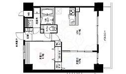 コンフォート城西 2LDKの間取図画像