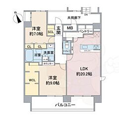物件の間取り