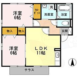 サン・パティオ　A棟 1階/-