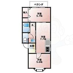 メゾンアンソレイエ 1階/-