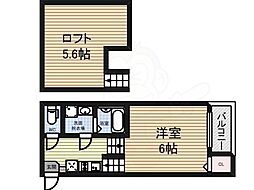 ハーモニーテラス上名古屋 1Kの間取図画像