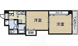 プレステージ名古屋 2Kの間取図画像