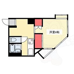 メゾン覚王山 ワンルームの間取図画像