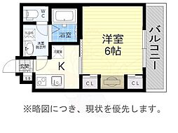 リブリ・千種 1Kの間取図画像