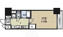 プレサンスSAKAE白川公園2 1Kの間取図画像