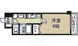 プレサンス新栄リミックス 1Kの間取図画像