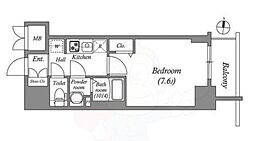 SHOKEN Residence名古屋 太閤通 1Kの間取図画像