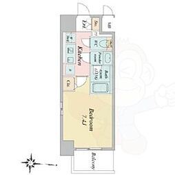 BPRResidence丸の内 1Kの間取図画像