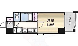 プレサンス泉シティアーク 1Kの間取図画像