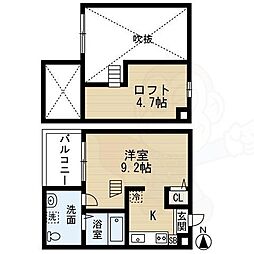 イースト クレッセント 2階/-