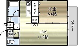 クレサス稚児宮.m 3階