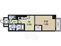GRANPARKTOWER 1DKの間取図画像